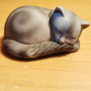 Sleeping Cat Figurine
